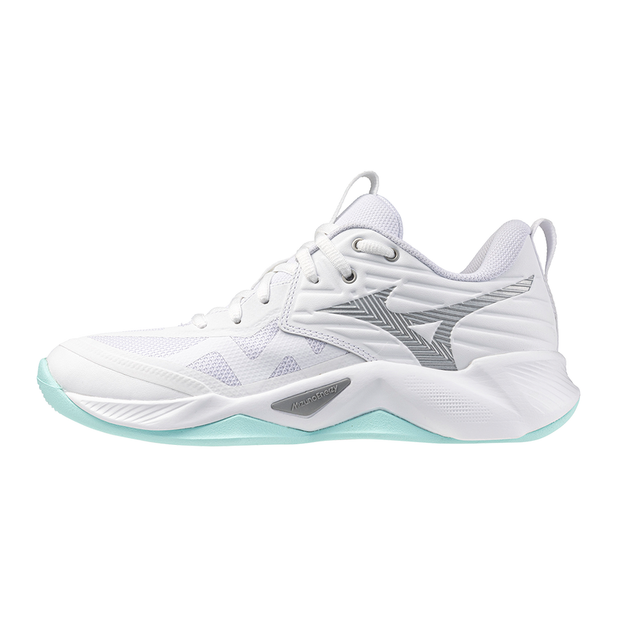 Mizuno WAVE MOMENTUM PRO White/Blue Tint